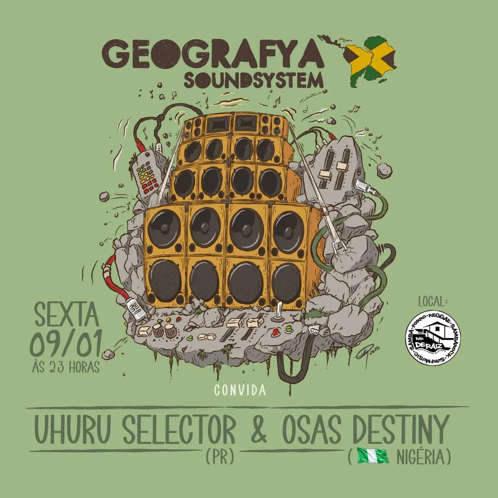 Geografya Soundsystem abre 2026 com sessão de sound system completa no Bar DeRaiz